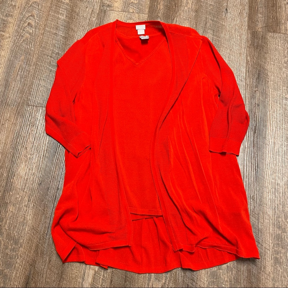 Chicos cardigan with matching shell
